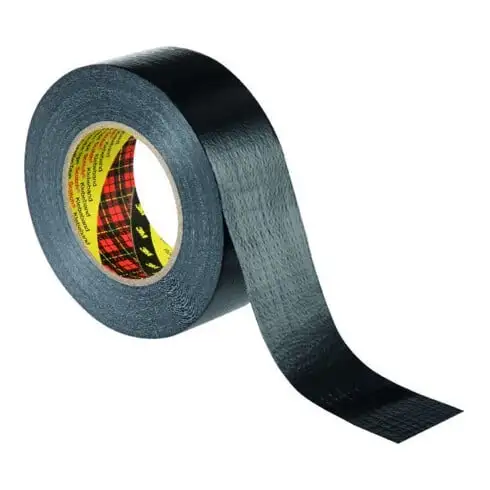 3M Formflexibles Ruban Adhésif Tissu Universel 2904 Noir, 48 mm x 50 m