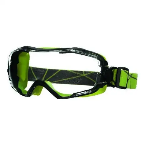 3M Lunettes de protection intégrales 6000, vert, PC, verre clair