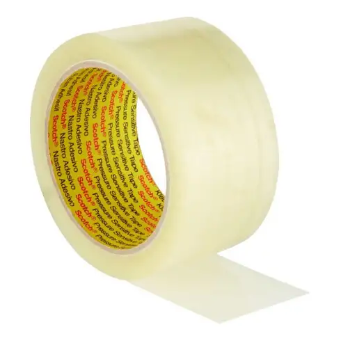 3M Scotch Ruban adhésif d'emballage 371 Marron, 50 mm x 66 m