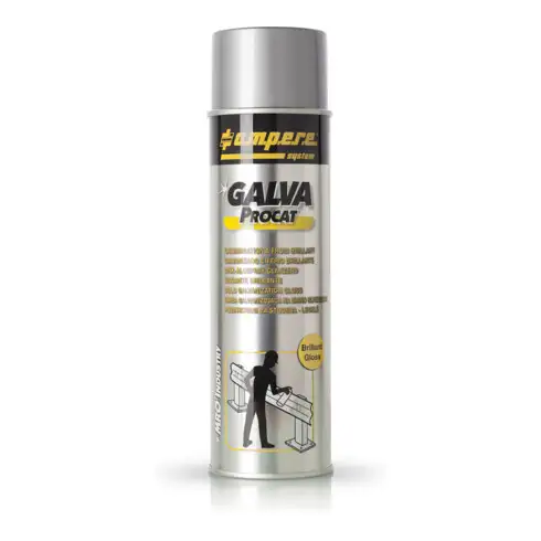 A.M.P.E.R.E. Spray de zinc Galva Procat 500 ml brillant