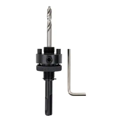 Adaptateur SDS Plus STIER 5/8" 18 UNF pour scies cloches 32-250 mm avec clé à 6 pans creux