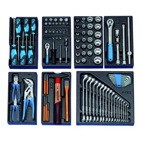 Assortiment de modules Gedore petit, 104 pcs