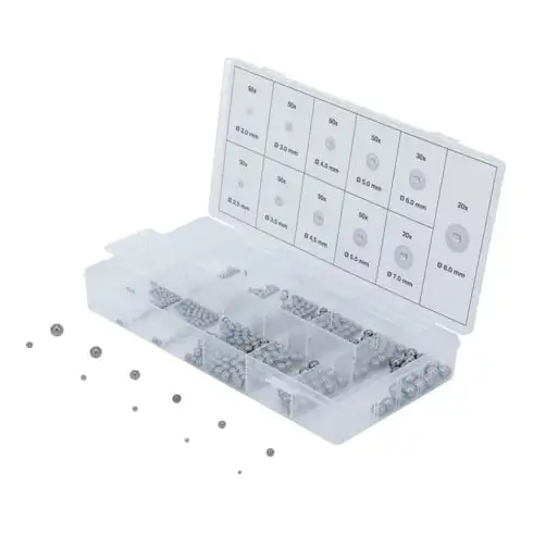 BGS Assortiment de billes d'acier 470 pcs.