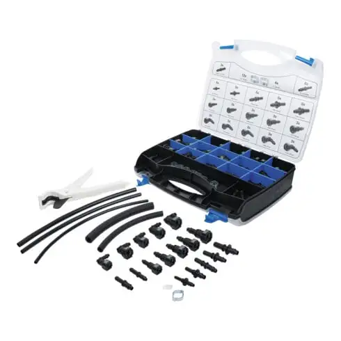 BGS Assortiment de tuyaux et raccords en matière plastique 95 pièces