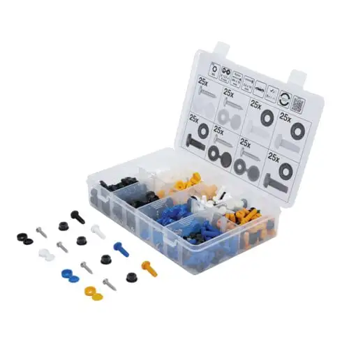 BGS Assortiment de vis, écrous et capuchons 400 pièces