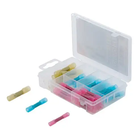 BGS Assortiments de connecteurs de soudure et gaine thermorétractable 36 pièces