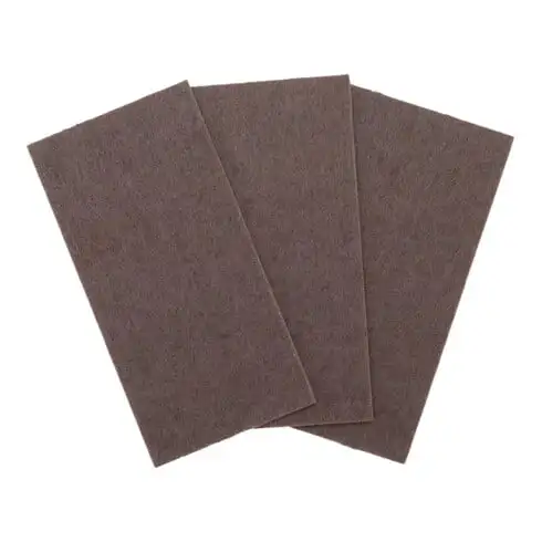 BGS Patin en feutre plaques brun 100 x 200 mm 3 pièces