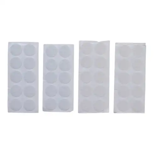 BGS Points auto-agrippants autocollants blanc 40 pièces