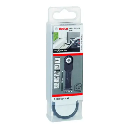 Bosch Lame de scie plongeante BiM MAIZ 32 APB VE 10 pcs StarlockMax