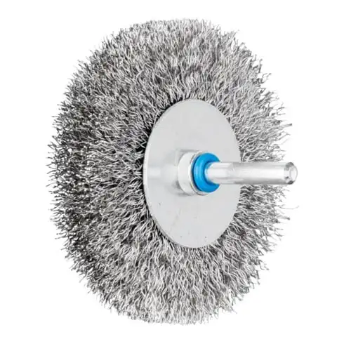 Brosse ronde pour chevaux avec tige, non nouée RBU 8015/6 INOX 0,30