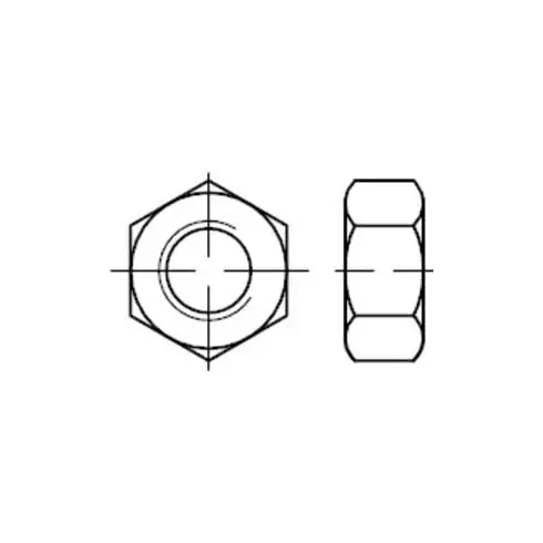 BUMAX88 Écrou hexagonal ISO 4032, inox A4, M8, clés ISO