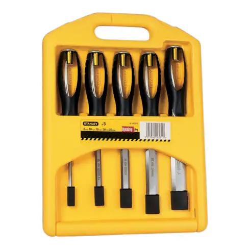 Ciseau à bois Stanley FatMax, set de 5 pièces