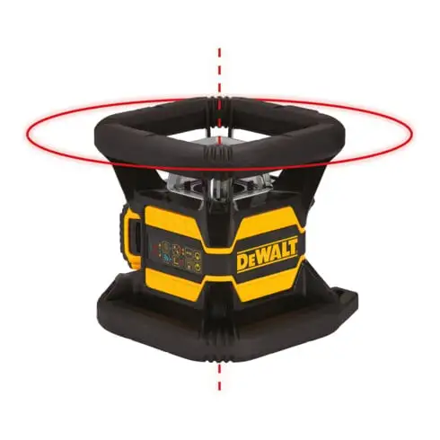DEWALT DCE080D1RS-QW Laser rotatif rouge