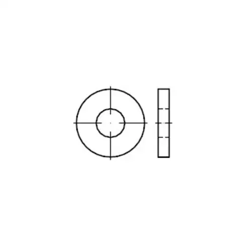 DIN 7349 Rondelle pour vis avec goupilles de serrage lourdes, ST 200HV galZn 8,4 HP