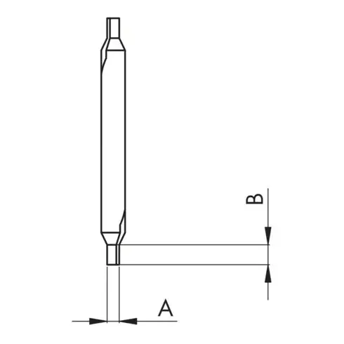 ELLEN Accessoires fraise VHM sans hélice pour ProfiL104 Diam. 3,05