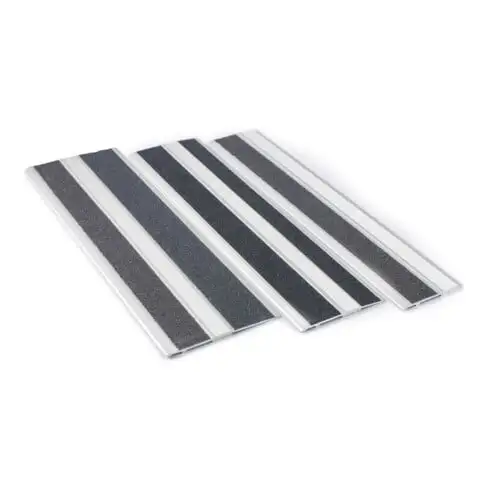 ELLEN Profil de seuil SP44 à visser alu bleu, L 1000 x l 44 mm