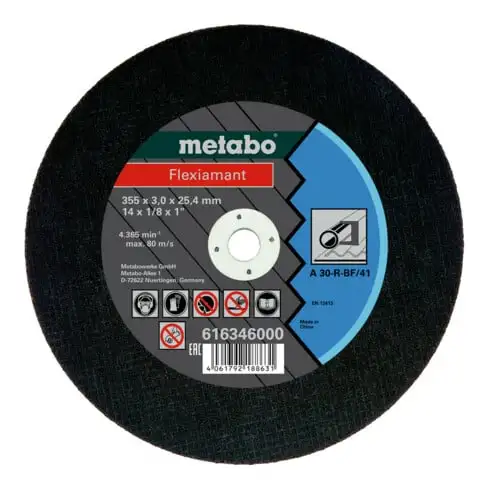 Flexiamant 355x3,0x25,4 Acier, meule de tronçonnage, Forme 41 (616346000)