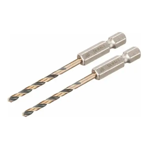 Foret à métaux HSS-G DEWALT, 2x3mm, hexagonal