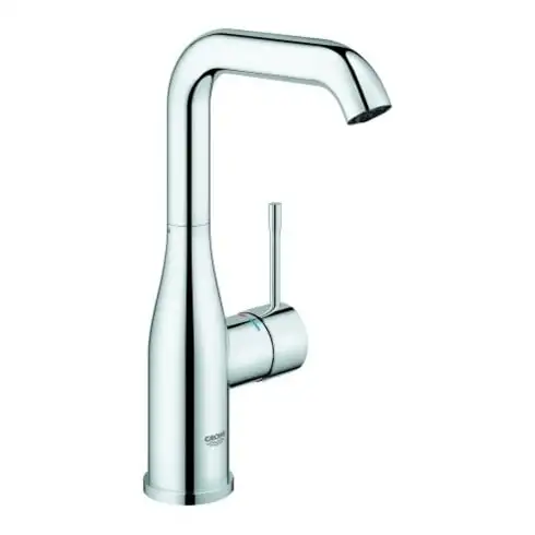 Grohe Essence Mitigeur lavabo monocommande 1/2", taille L, corps lisse, chrome