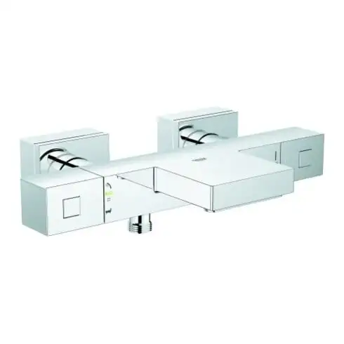 Grohe Thermostat de baignoire Grohtherm Cube 1/2", XL Cascade, montage mural, chrome