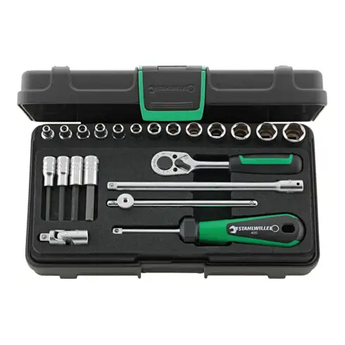 Jeu de clés à douille Stahlwille 40/44/17/5 1/4" carré