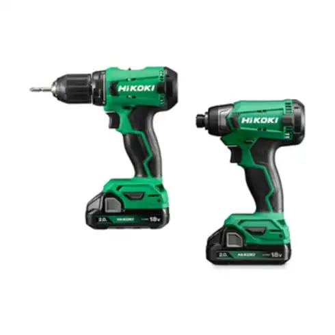 Kit HiKOKI perceuse-visseuse sans fil + visseuse à choc KC18DC
