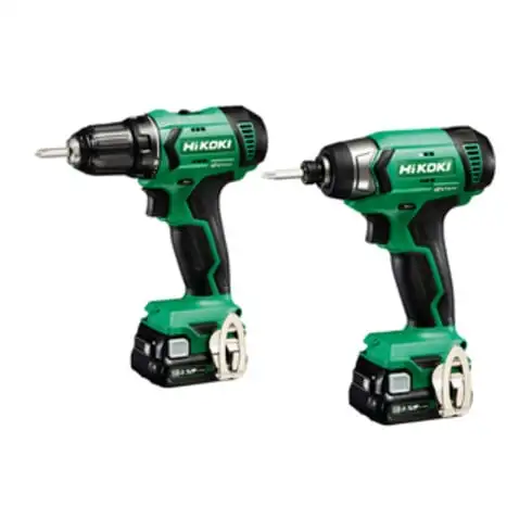 Kit perceuse-visseuse sans fil 12V + visseuse à chocs HiKOKI KC12DA