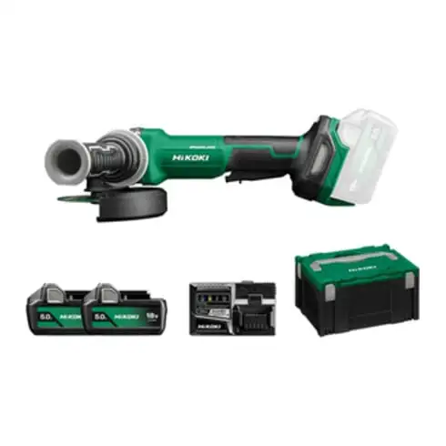 Meuleuse d'angle sans fil HiKOKI G1813DVF (5,0 Ah) (HSC III)