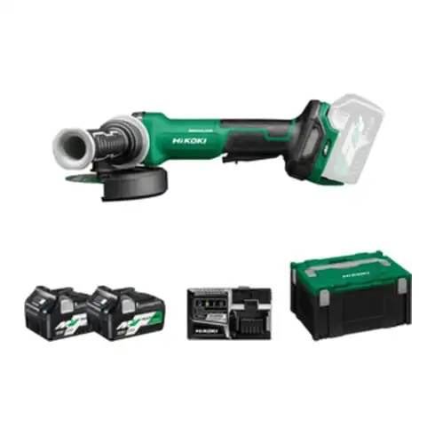 Meuleuse d'angle sans fil HiKOKI G3613DF (2,5 Ah) (HSC III)