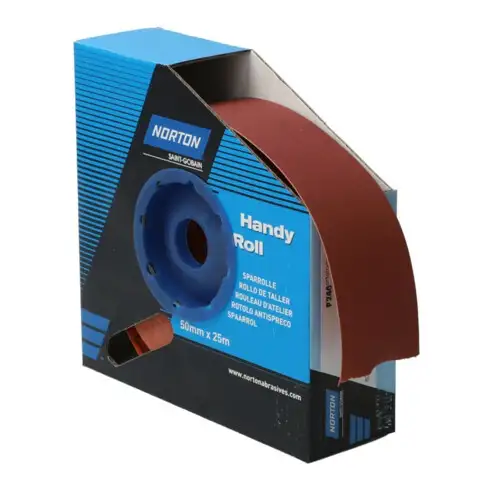 Norton Rouleau abrasif R222 50mmx25m P240