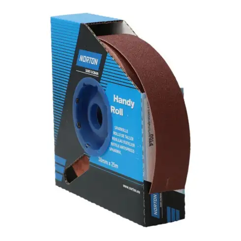 Norton Rouleaux abrasifs -R222- 38x25m P100