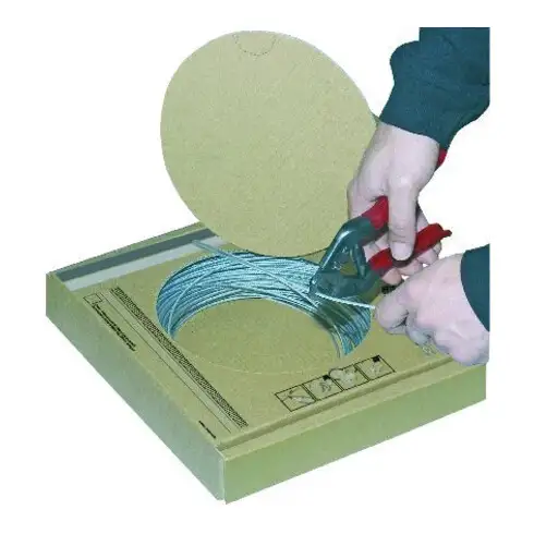 PÖSAMO Boîte de câble métallique 7x7 Acier inoxydable A4 5,0 mm x 100 m