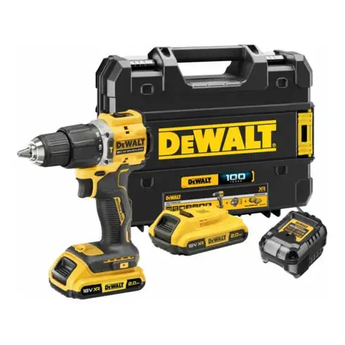 Perceuse-visseuse à percussion sans fil 18V 2Ah Dewalt