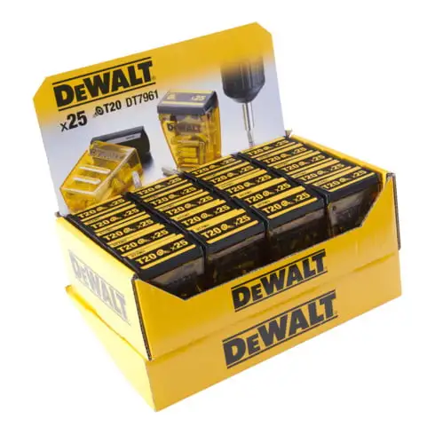 Présentoir 20 x DT7961 Box 25xP20 25 mm DEWALT