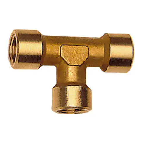 RIEGLER Raccord en T intérieur/intérieur/intérieur, Raccord : 1/4 pouce