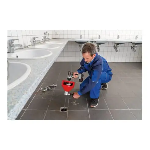 Nettoyeur de tubes Roller Mini-Ortem S 22V VE machine d'entraînement