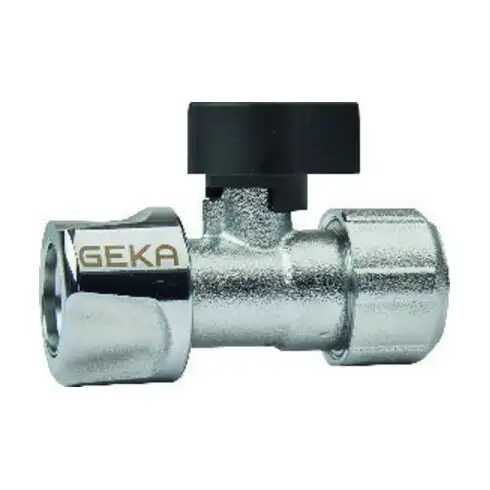 Schlauchstück système à emboîtement 1/2"-13mm MS Cr avec robinet à bille GEKA plus