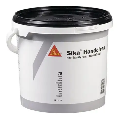 SIKA Lingettes nettoyantes pour les mains Sika® Handclean 70 lingettes en seau