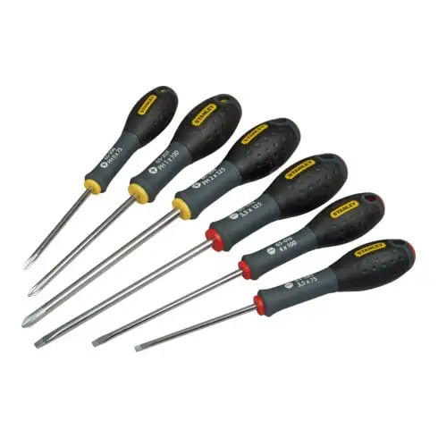 Stanley Jeu de tournevis FatMax à fente/PH, 7 pièces