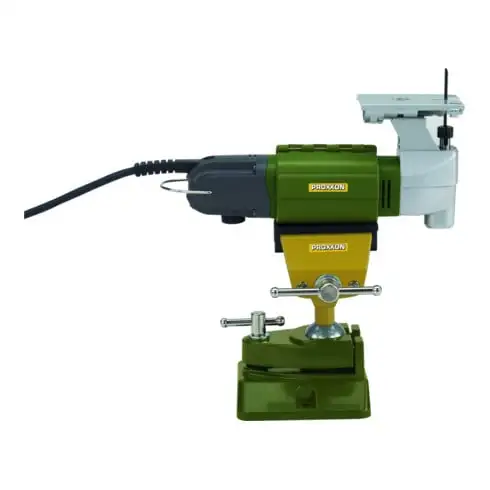 Support d'outils Proxxon pour outils MICROMOT avec tête d'engrenage en aluminium