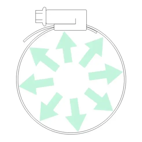 TORRO NORMACLAMP Collier à vis sans fin DIN3017, W5, 12mm, 25-40mm