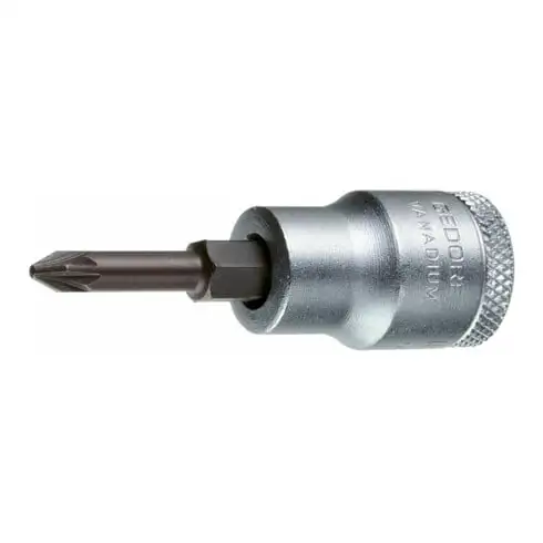 Tournevis Gedore embout insert 3/8'' cruciforme PZ 1