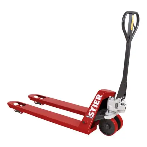 Transpalette STIER, capacité de charge 3000 kg, longueur des fourches 1150 mm, pneus en PU