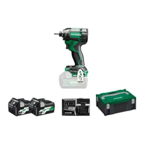 Visseuse à choc sans fil HiKOKI (1/4") 18V WH18DC (2,5 Ah) (HSC II)