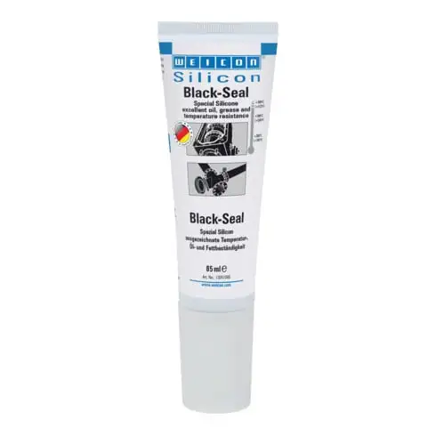 WEICON Black-Seal Silicone spécial 85 ml Adhésif silicon polyvalent Noir