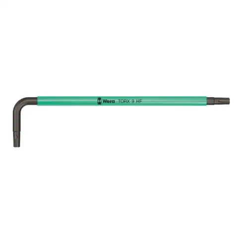 Wera 967 SL TORX HF Clé mâle coudée multicolore avec fonction de retenue, TX 9 x 79 mm