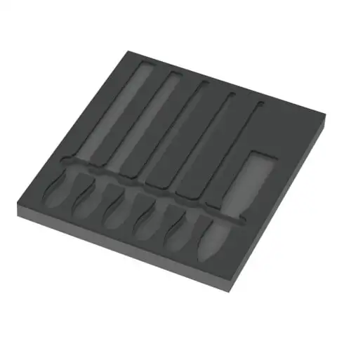 Wera 9883 Garniture en mousse PFERD Jeu de limes 1, sans outil, 344 x 30 x 392 mm