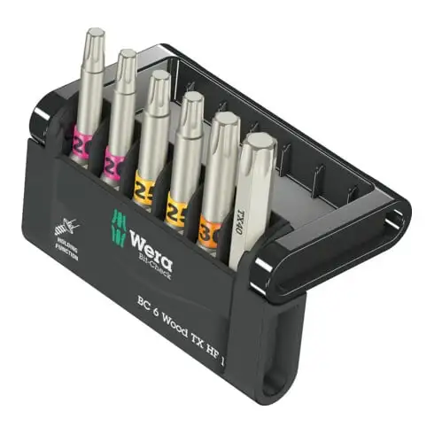 Wera Bit-Check 6 Wood TX HF 1, 6 pièces
