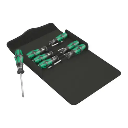 Wera Kraftform 300/7 Set 1 Jeu de tournevis Kraftform Plus, 7 pièces
