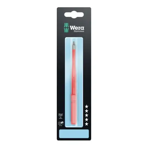 Wera Kraftform Kompakt VDE 3067 iS TORX® SB, acier inoxydable, TX 25 x 154 mm